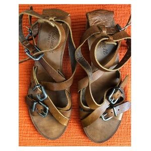 Madewell brown leather sandals